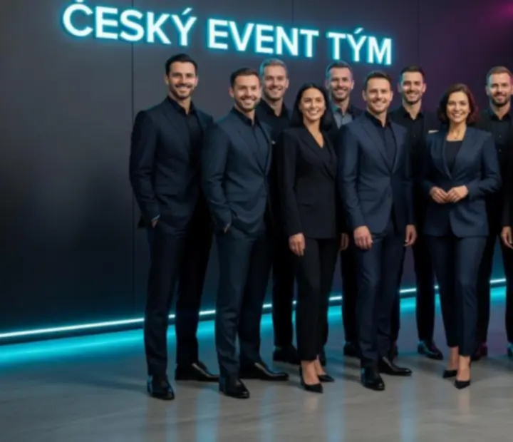 Eventový tým Bohemorix připravený na večerní program